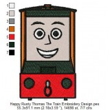 Happy Rusty Thomas The Train Embroidery Design